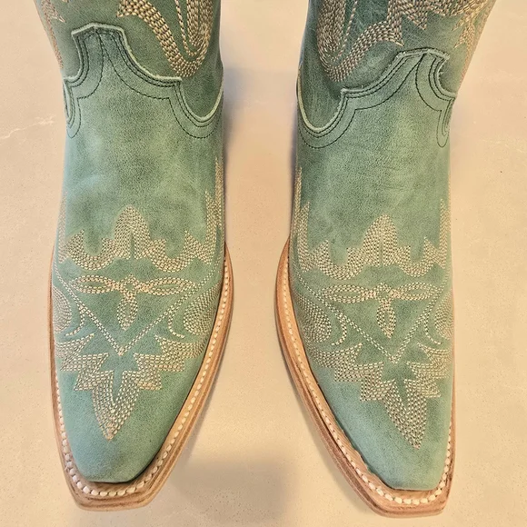 Lane Turquoise Lexington Women's Western Boots NWT - Picture 3 of 5